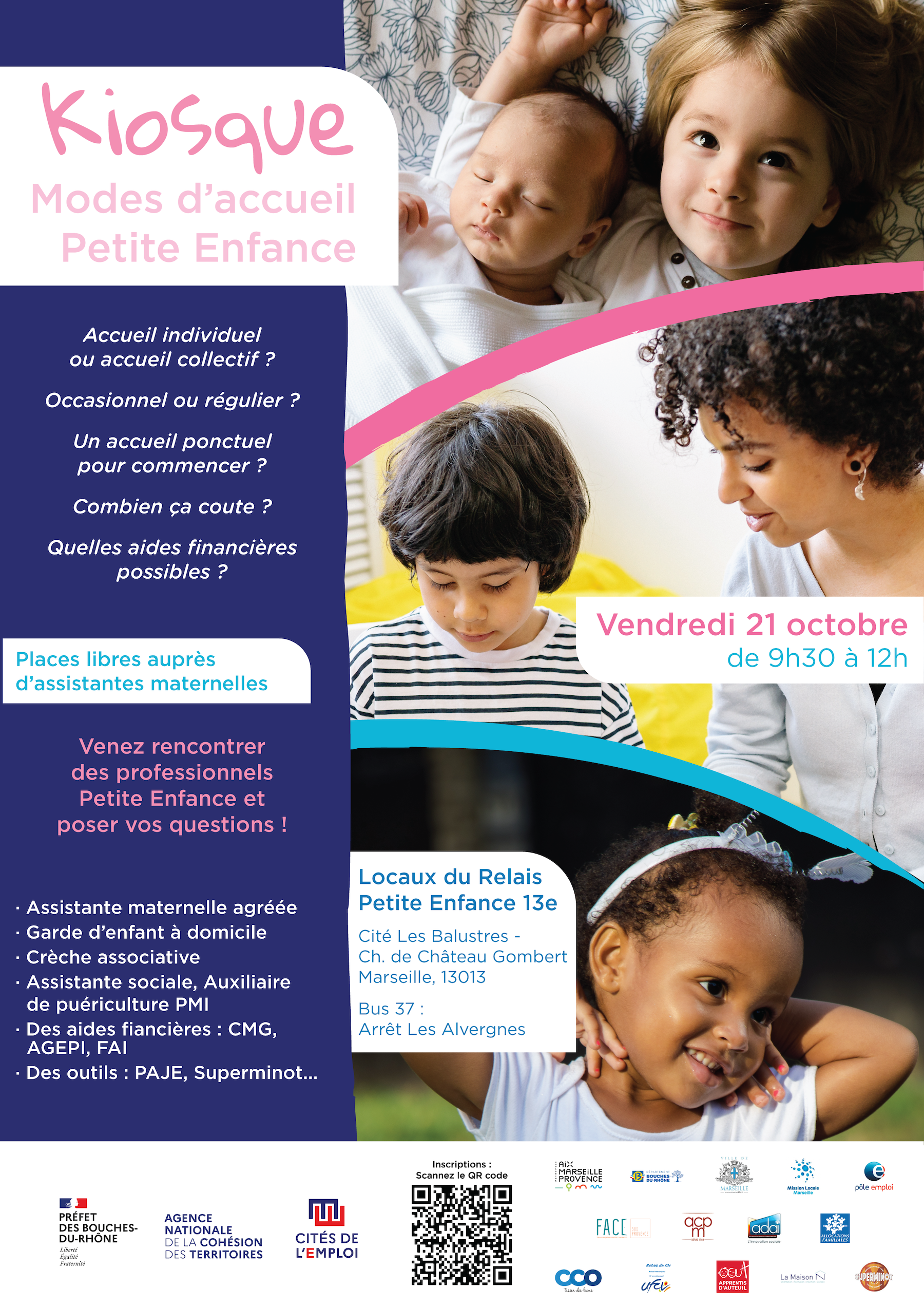 Kiosque modes d'accueil petite enfance